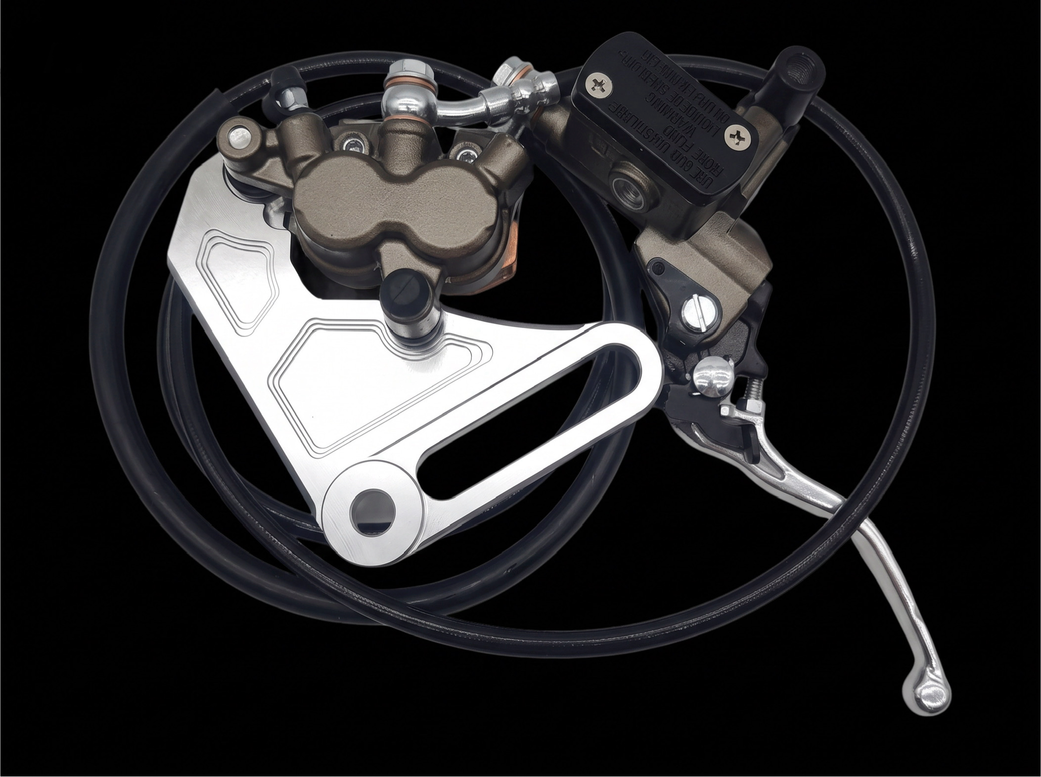 Surron Ultra Bee Back Brake Kit - Nexvy Flash/Nexvy Flash Pro- Pre-bled - Billet mount