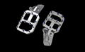 BilletAndCo Billet Wide Foot Pegs in Chrome - Surron Ultra Bee