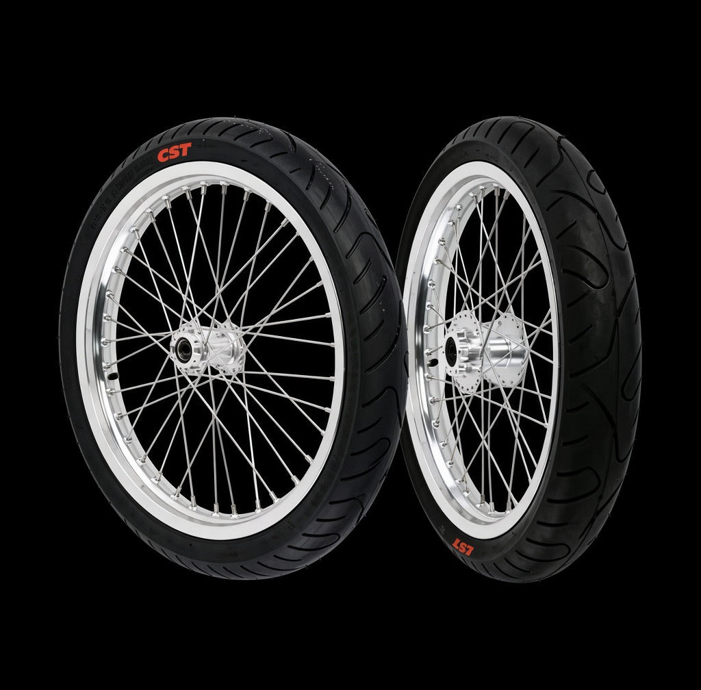 Chrome 17 inch CST Supermotos - E-Ride Pro