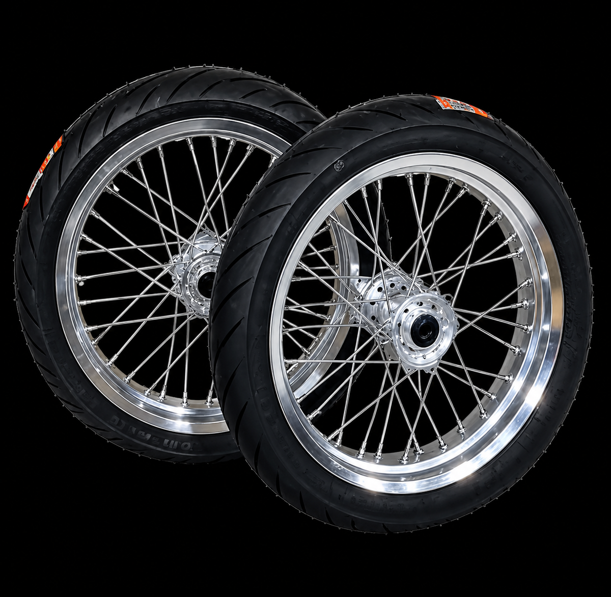 Surron Ultra Bee 17 inch Supermoto Wheels - Chrome